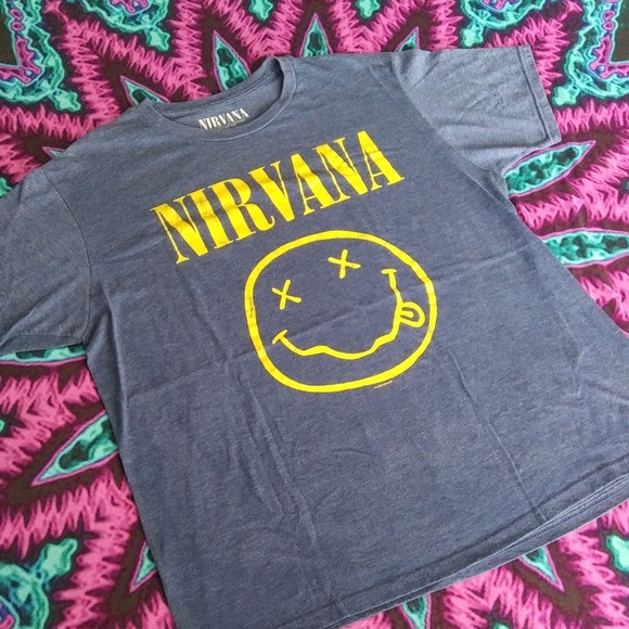 NIRVANA Other - Nirvana T-Shirt Blue & Like New